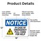 Signmission In Case Of Emergency Pull Cord, 18 in W x Rectangle, Aluminum OS-2PACK-NS-A-1218-L-13670 - alternate 5